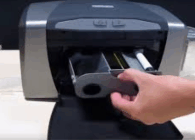 How to fix card jam FARGO DTC1250e