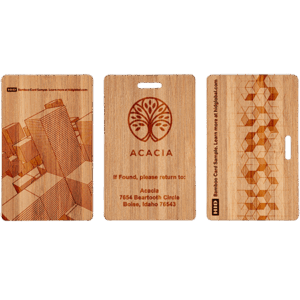 HID Seos Bamboo Eco Card