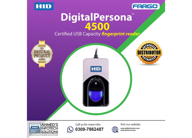 DigitalPersona U are U 4500 Fingerprint Reader biometric