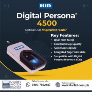HID Digital Persona uru 4500 Fingerprint Reader