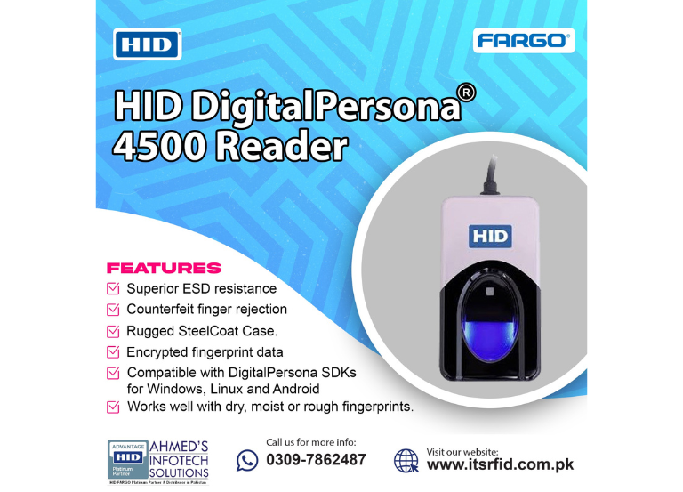 How to use HID 4500 Fingerprint Reader?