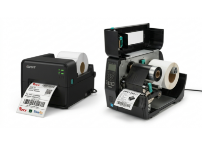 What is the difference between a thermal printer and a thermal transfer printer