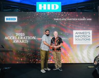 HID FARGO Highest Sales Achievement Award in Pakistan