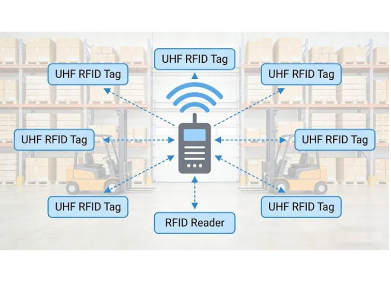 What does UHF stand for in the context of RFID